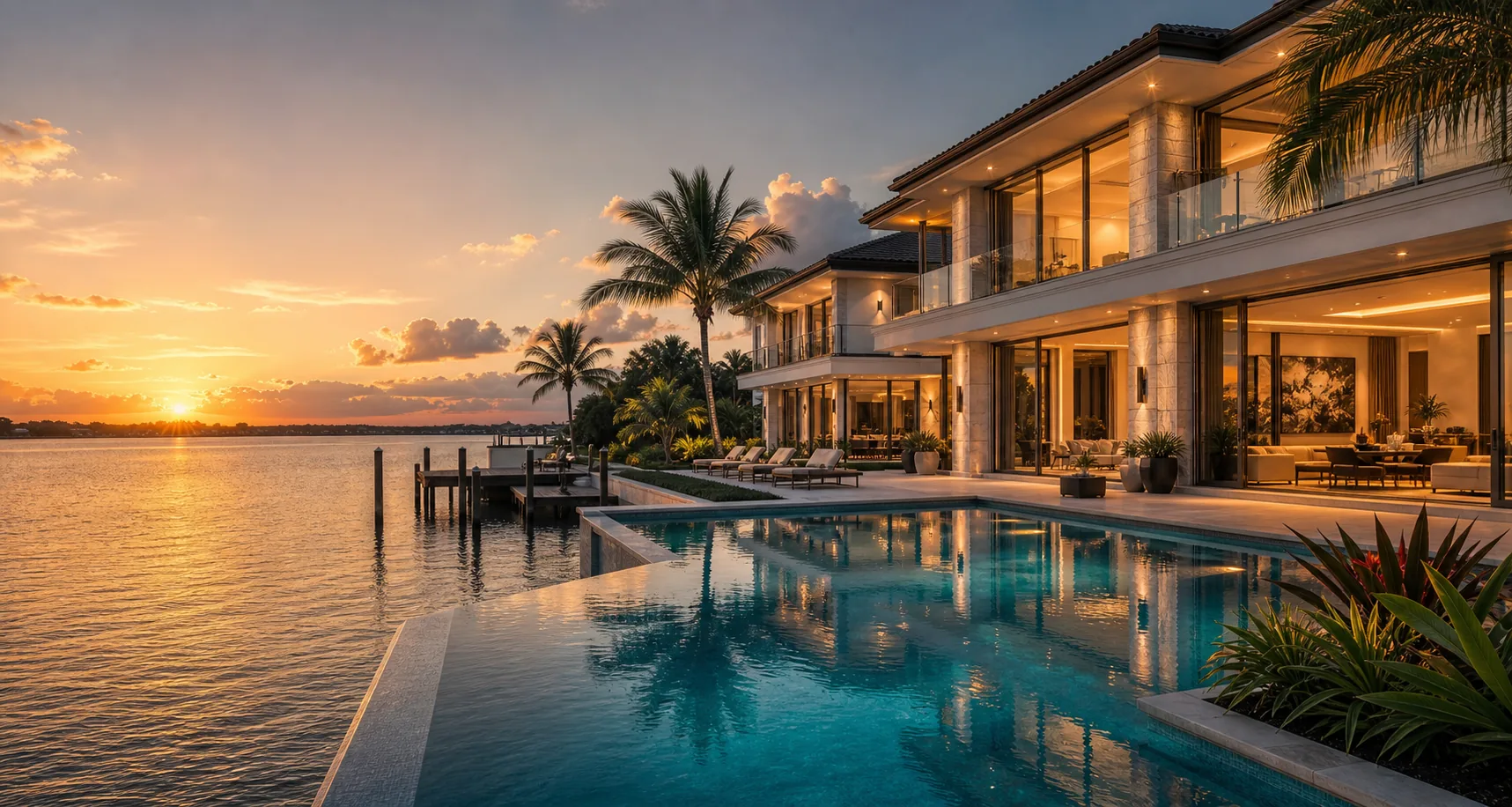 Luxury waterfront home in Southwest Florida