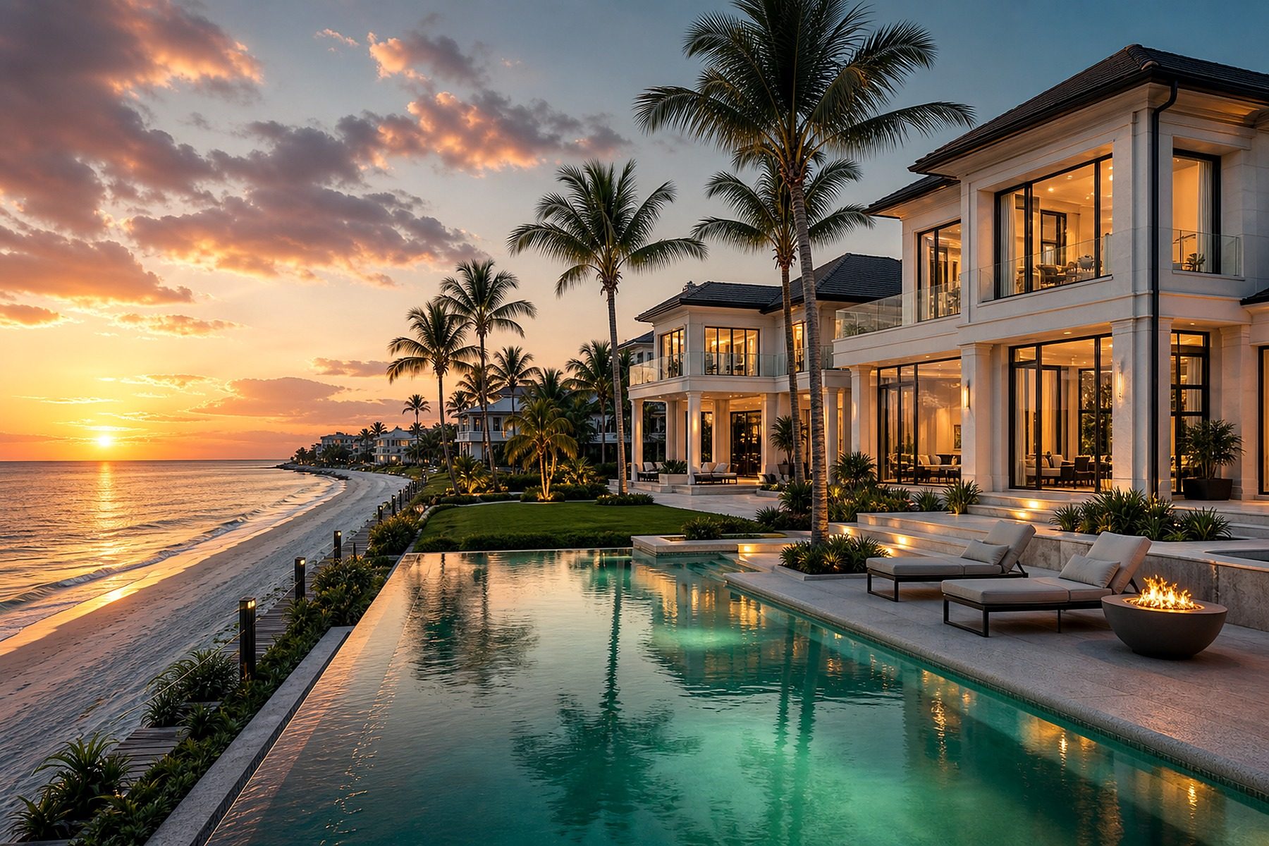 Naples waterfront residence